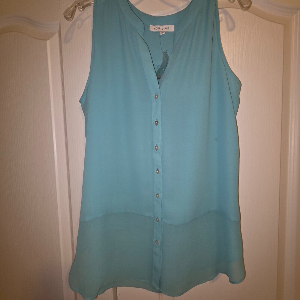 light green Womens dress blouse